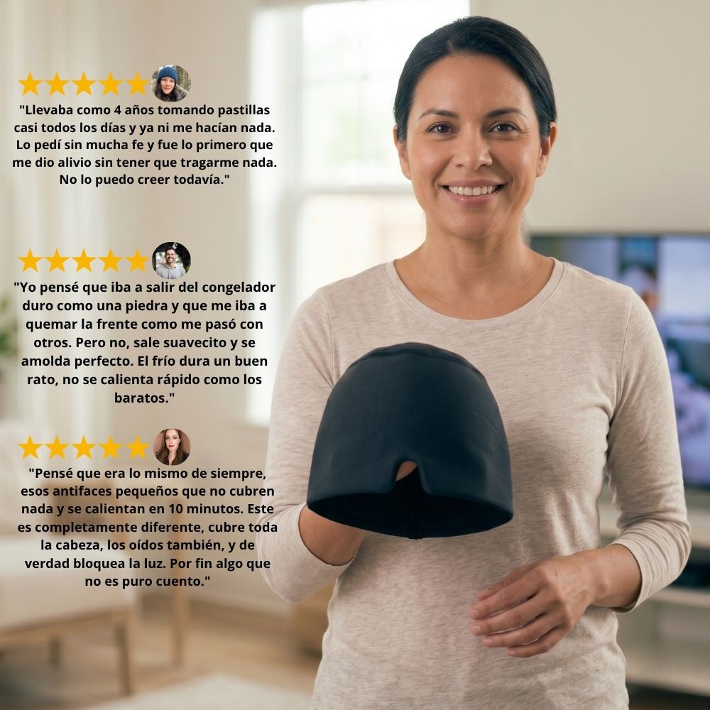 NeuroPress 360° - Gorro de Crioterapia Neural para Migraña